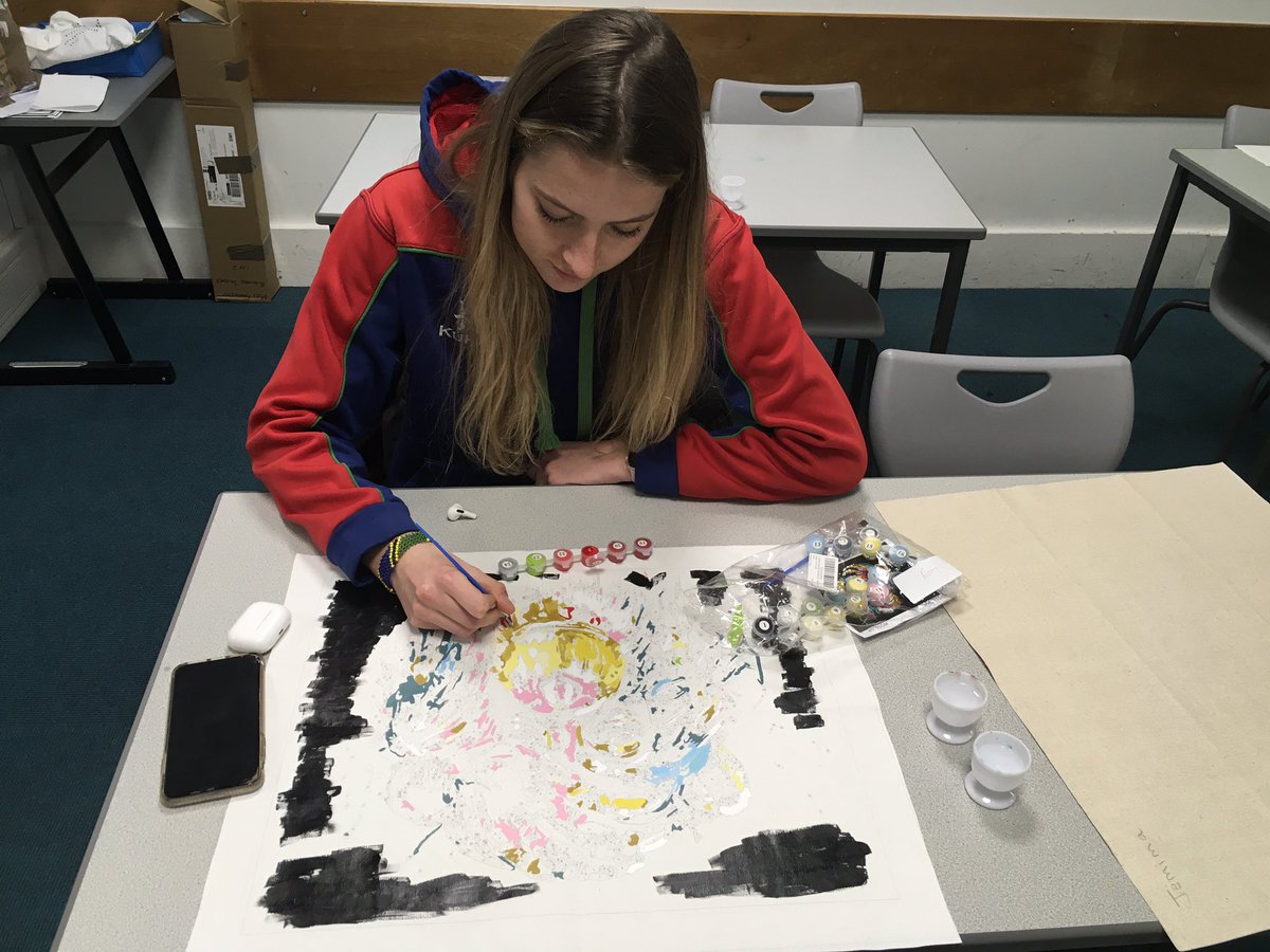 Last MAP of the term. Painting by numbers coming together.