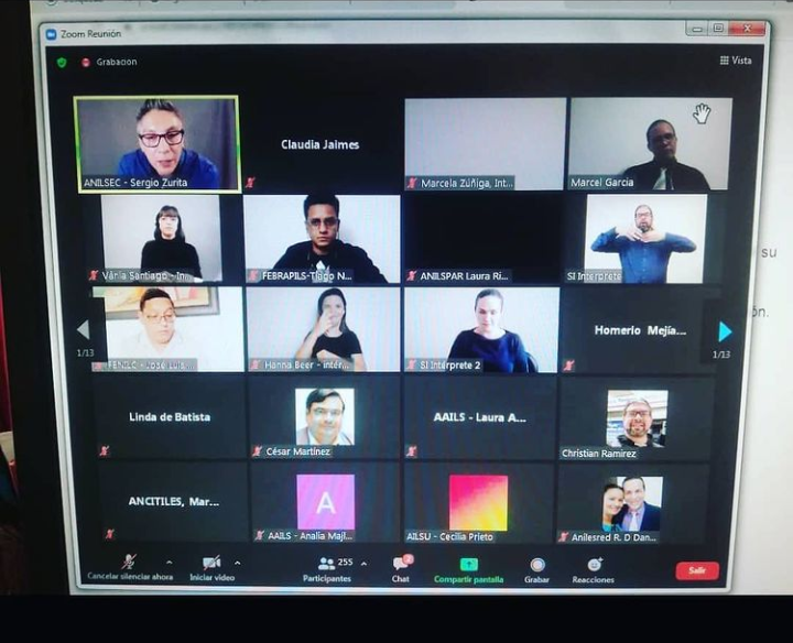 Webinar Dia 1
Tema: Asociatividad
Con presencia de 15 asociaciones de la región WASLI LAC