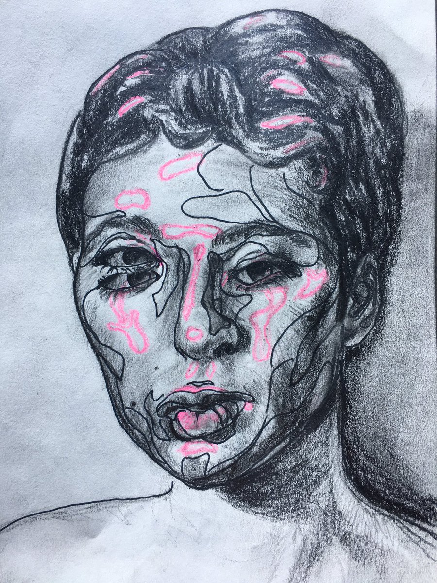 maxinedraws's tweet photo. Self portrait “Speak”
Was able to take better photos in the daylight. Am I the only artist who finds #graphite really hard to capture?

#art #drawing #doodle #sketchbook #sketches #sketch #doodle #sketches #artwork #artistproblems #portrait #portraits #selfportrait https://t.co/ALsEF9t97Q