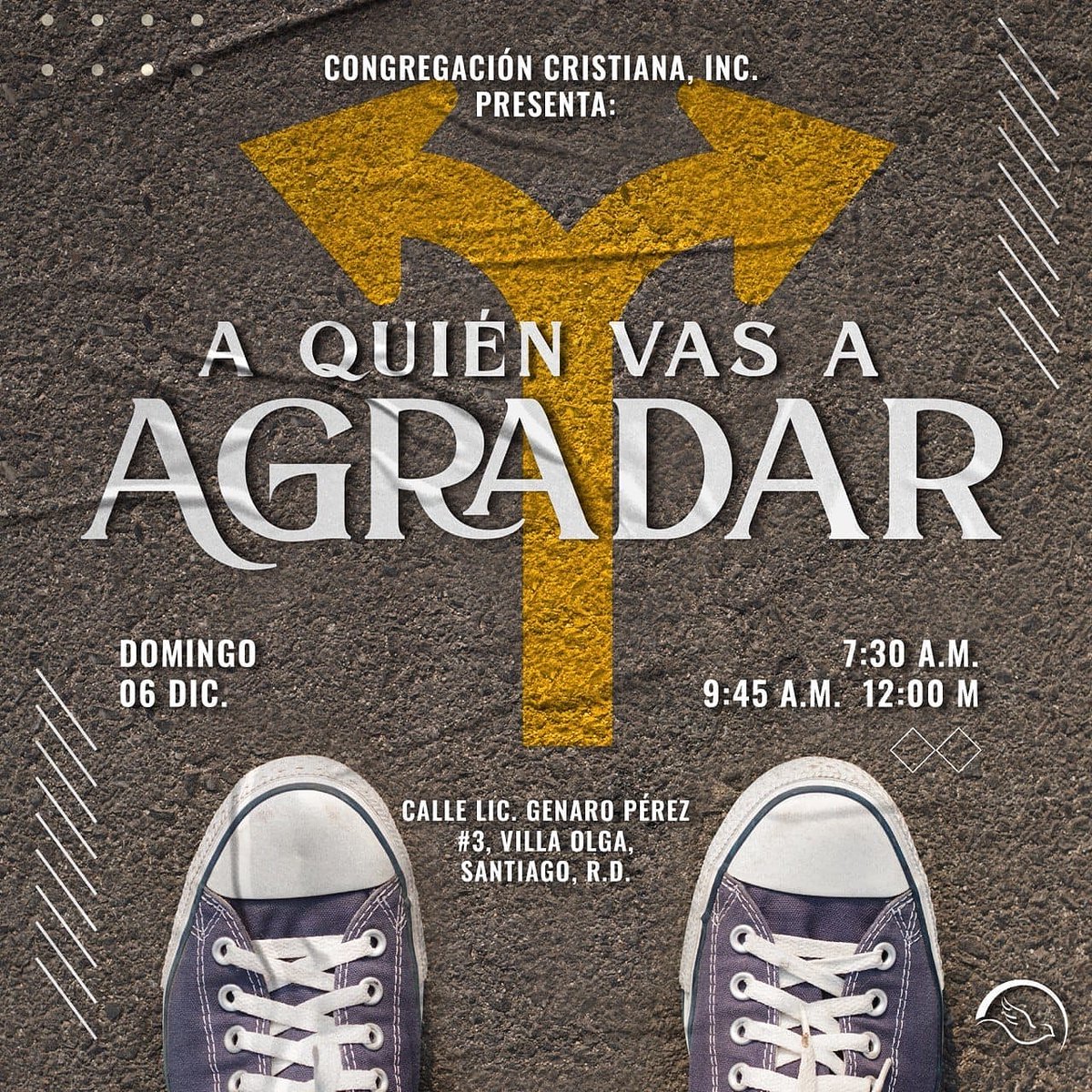 Yasserrivasc's tweet photo. ¡No te quedes!
Acompáñanos mañana en nuestros servicios presenciales.
Abordaremos la temática: ¿A quién vas a agradar?
Te esperamos a las 7:30 a. m., 9:45 a. m. o 12:00 m.
#CongregacionCristiana #CasadeFe #NuevaNaturaleza https://t.co/8klYRaPQl9