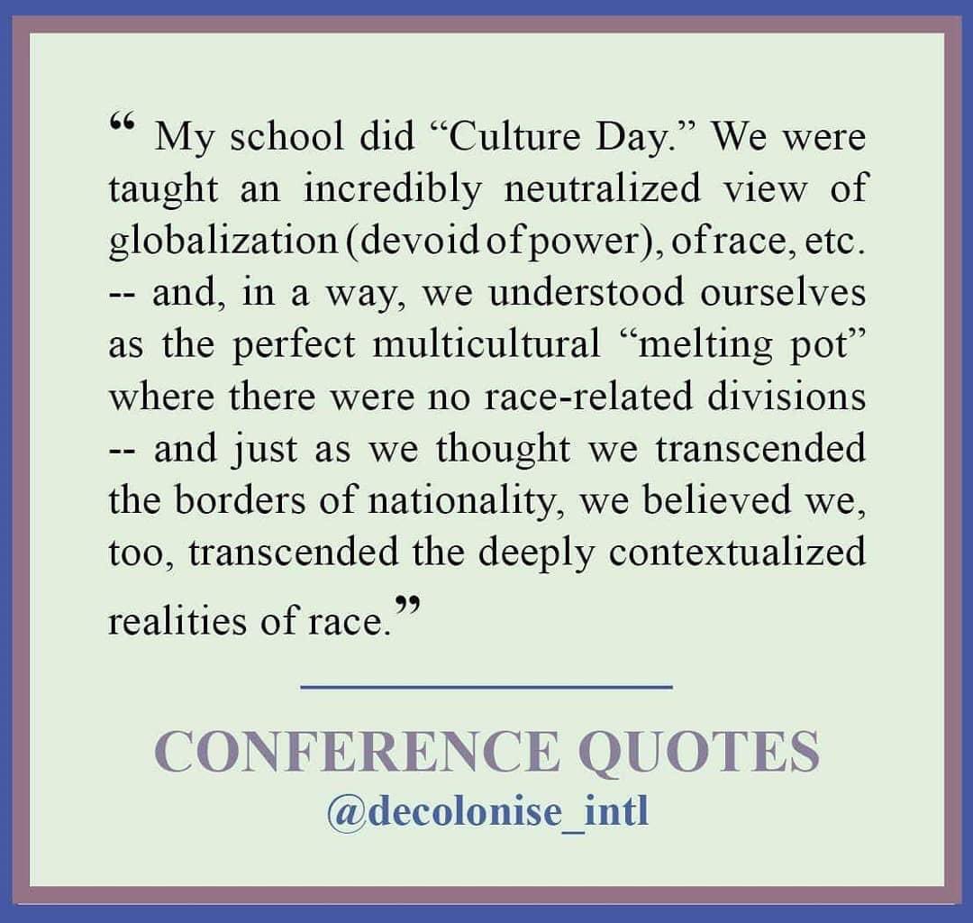 From @decolonise_intl #intled #intlschools
