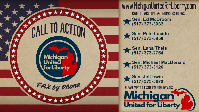 MIunited4lib's tweet photo. When the voicemail and email inboxes are full -- we turn to FAX! We have 8 days left to protect election integrity. Unless something is done about the Dominion voting system, do we really think we can get #Whitmer out in 2020? #MichiganHearing

👉MORE INFO https://t.co/kSuFM1RWTR https://t.co/FQwsqV7HCy