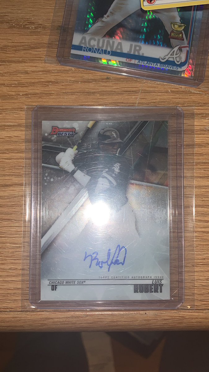 Cardchat's tweet image. 2018 Bowman Best Luis Robert
$150 or Offer
@Hobby_Connect @HobbyConnector @sports_sell
