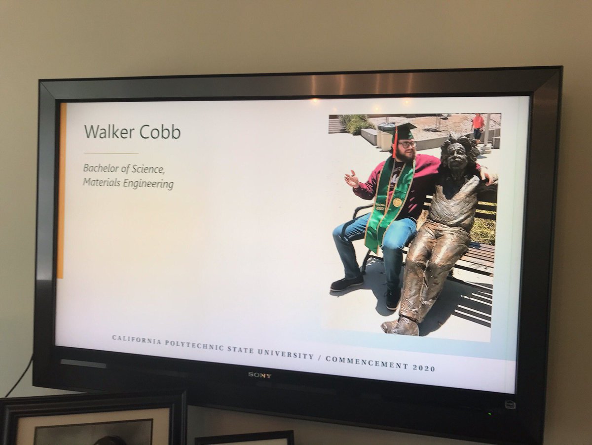 MairseyDotes's tweet image. @AstroVicGlover Thank you for your speech to #CalPoly #Classof2020 ... after a crazy final year at CP this was truly an honor and my son will never forget it. Truly an honor and a whole lot of grads were surprised and delighted by your appearance! #CalPolyEngineering