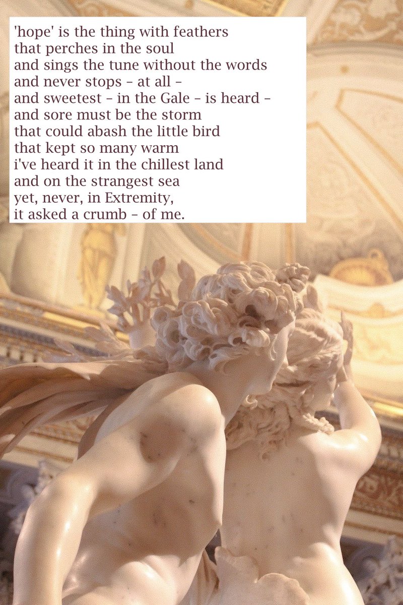 cole mackenzie: "hope is the thing with feathers" by emily dickinson