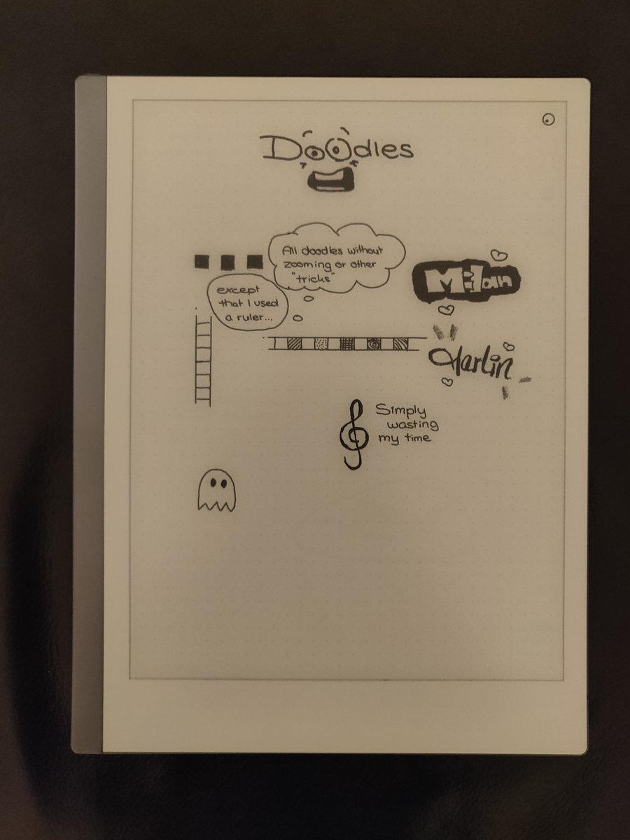 NB1xx5's tweet photo. @pyladiesmunich First impression: It is 100% what I wanted! Taking notes works like a charm, you have to get used to it to draw properly. Custom templates can be added via ssh. First negative point: As a lefty I need to hide the menu otherwise I'll close the notebook all the time with my hand. https://t.co/o0HTFZsutI