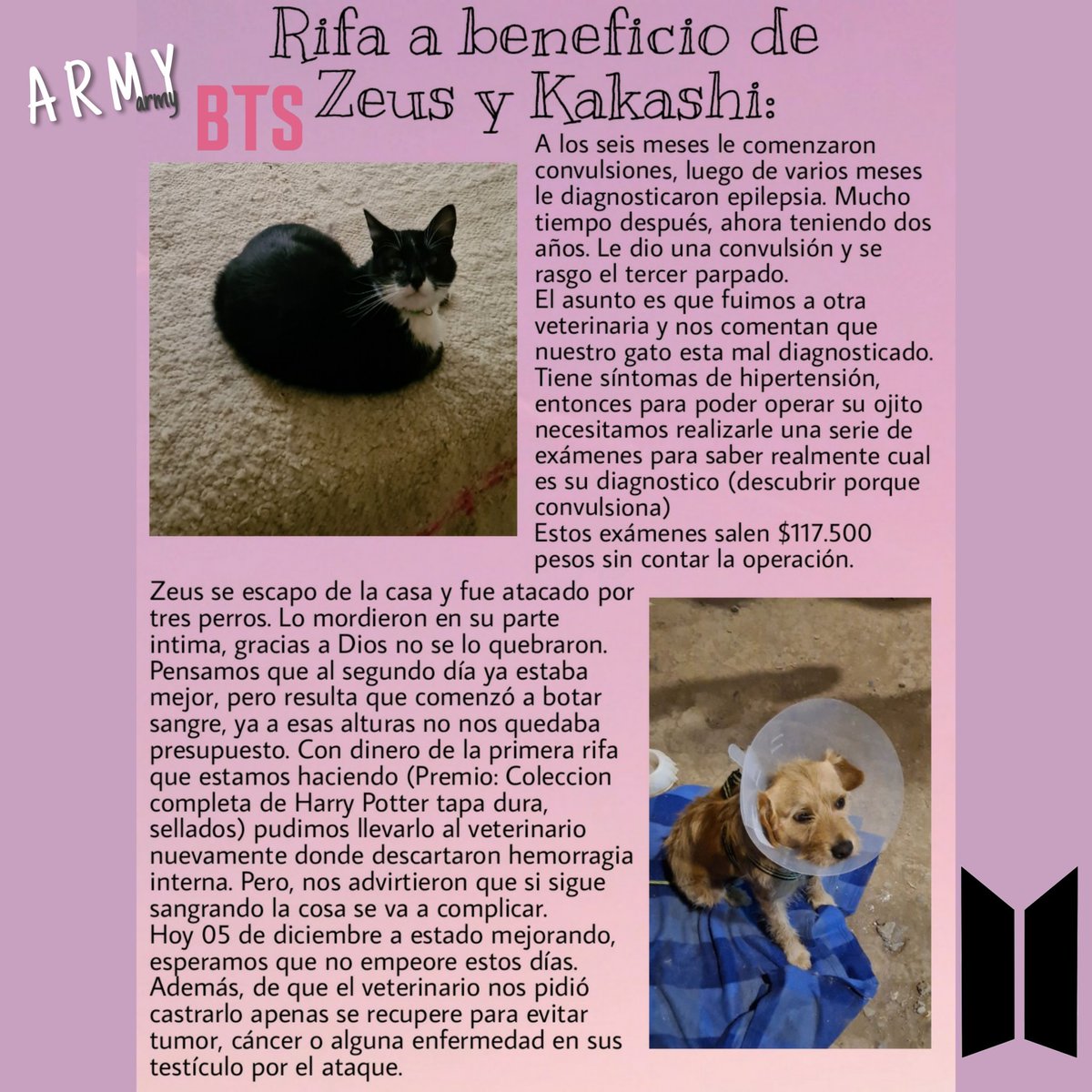 innanamiot7's tweet photo. ~𝐑𝐈𝐅𝐀 𝐀 𝐁𝐄𝐍𝐄𝐅𝐈𝐂𝐈𝐎 𝐃𝐄 𝐊𝐀𝐊𝐀𝐒𝐇𝐈 🐈‍⬛ 𝐘 𝐙𝐄𝐔𝐒🐕~ Army y BTS
ʜᴏʟᴀ, ᴇꜱ ᴅɪꜰÍᴄɪʟ ʜᴀᴄᴇʀ ᴄᴏꜱᴀꜱ ᴀꜱɪ. ᴘᴇʀᴏ, ᴇɴ ꜱɪᴛᴜᴀᴄɪᴏɴᴇꜱ ᴀꜱÍ ᴍᴇᴅɪᴅᴀꜱ ᴅᴇꜱᴇꜱᴘᴇʀᴀᴅᴀꜱ.
ɴᴜᴍᴇʀᴏ ʀɪꜰᴀ ᴀ $1.000 ᴘᴇꜱᴏꜱ
𝗦𝗼𝗻 𝟮𝟬𝟬 𝗻ú𝗺𝗲𝗿𝗼𝘀 https://t.co/VtB2F8mZAM