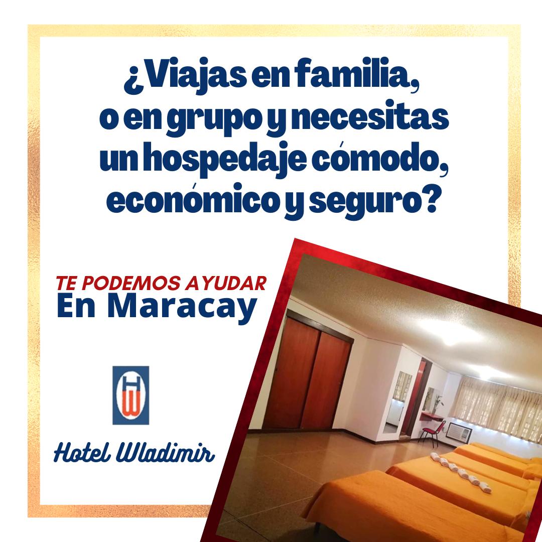 Hotel Wladimir (@hotelwladimir) on Twitter photo ¿Necesitas hospedarte en un hotel cómodo, económico y seguro?
Te podemos Ayudar🤝🏻
Somos Hotel Wladimir en Maracay.
Contamos con Habitaciones Cómodas, con TV por Cable, Agua Caliente, Zona Wifi, Estacionamiento.
Contáctanos al
📲0412 2717635
<a href="/HotelWladimir/">Hotel Wladimir</a> ¿Necesitas hospedarte en un hotel cómodo, económico y seguro?
Te podemos Ayudar🤝🏻
Somos Hotel Wladimir en Maracay.
Contamos con Habitaciones Cómodas, con TV por Cable, Agua Caliente, Zona Wifi, Estacionamiento.
Contáctanos al
📲0412 2717635
<a href="/HotelWladimir/">Hotel Wladimir</a>