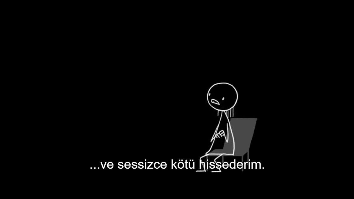 CryptoWolfManTR's tweet photo. ''Ama bazen gece geç saatte bir sandalyeye otururum ve sessizce kötü hissederim.'' (world of tomorrow) https://t.co/sBH0hfIRQJ