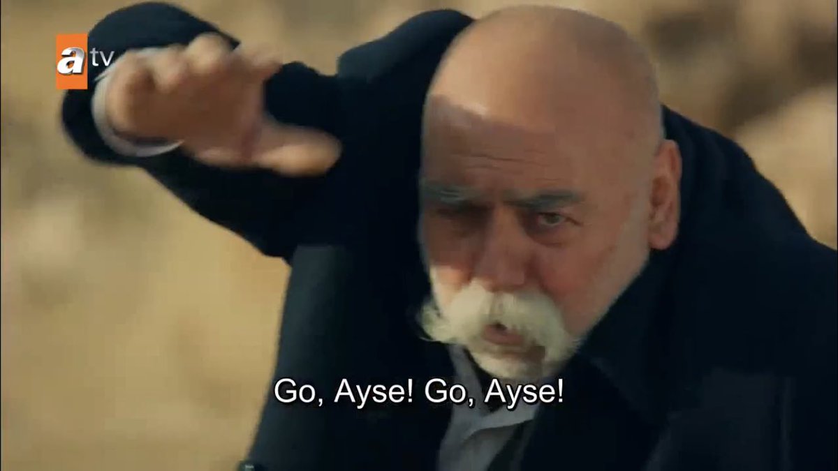 that’s what happens when you’re old and don’t exercise you can’t run to save your life... or your son’s in this case  #Hercai