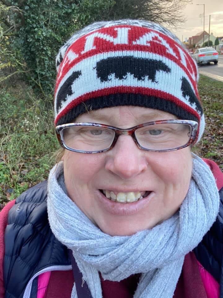 A cold wet walk today,16,640 miles walked,only 7,360 miles to go,on my walk today a bunch of idiots called me a fat cow as they drove passed,a couple of years ago that would have upset me,not anymore,proud of myself @MyPeakChallenge @SamHeughan @walkingpeakers @MPCFitlanders