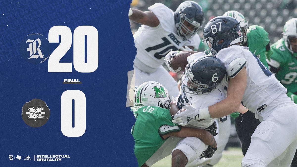 BELIEVE IT RICE FANS! Your Owls blank #15 Marshall on the road!

#GoOwls👐 x #IntellectualBrutality