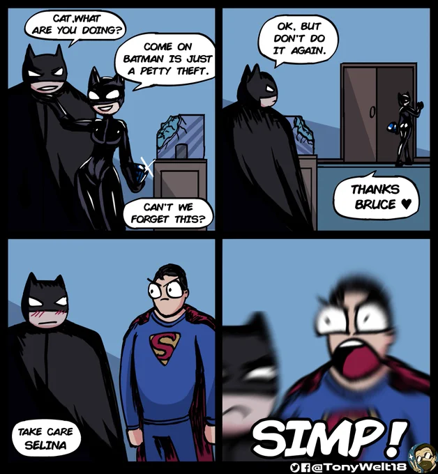 The dark S I M P
#Batman 