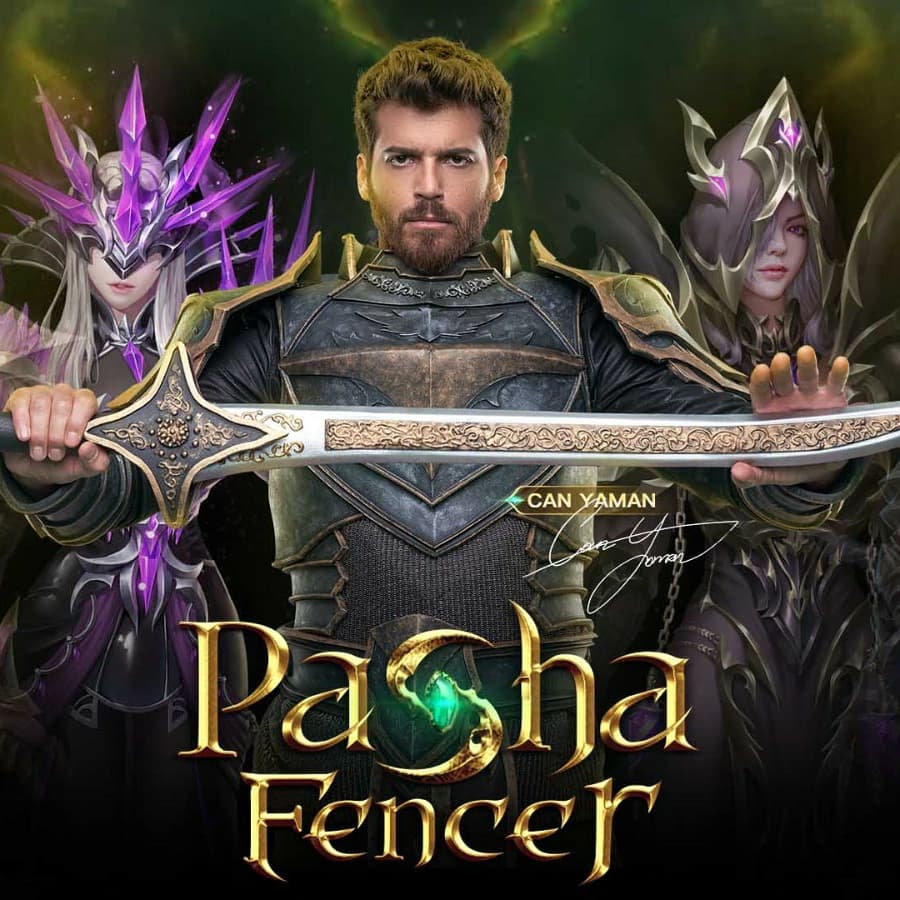birsenaltuntas1's tweet photo. #CanYaman merkezi Çin olan #PashaFencer oyununun Türkiye ve OrtaDoğu yüzü oldu. https://t.co/tn6j8xu7E6