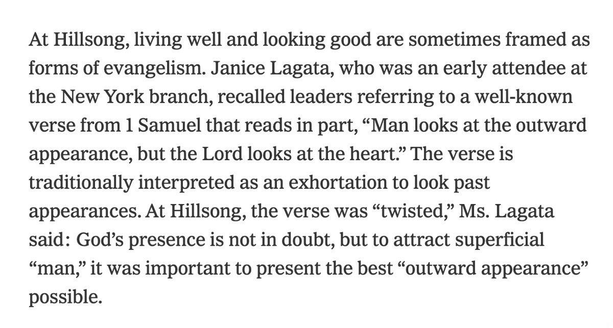 When you start talking with people at Hillsong, you hear a lot of shocking stories about a church culture that worshiped wealth, and volunteers who catered to leaders as royalty. But in the end, this is the detail that stands out most to me.