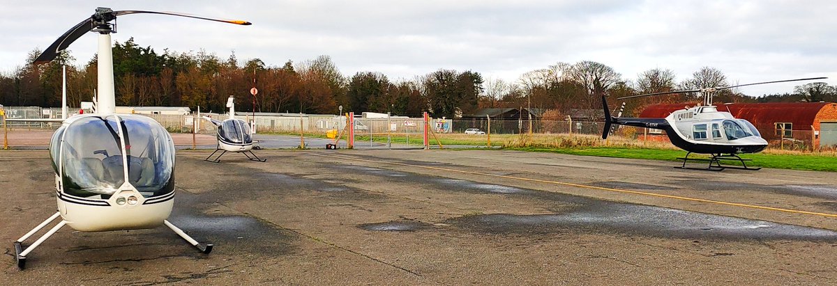 We are back at it again! (Now the weather is playing ball)

With a few extra procedures in place to keep us all as safe a possible! 

A beautiful, cold and crisp day for it 👌🏻🚁
#R22 #R44 #B206