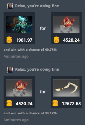 ~ UPGRADE SUCCESS ~

From Juggernaut Arcana to Dragon Claw Hook!

Well played! What are you waiting for? Players are winning a lot everyday ~

#Ceebgo