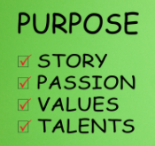 A great Game Plan has PURPOSE.You need a reason to be excited about each day.PURPOSE creates meaning & shapes behavior & choice. It is the compass & guide for your goals & vision.PURPOSE enables you to live with integrity.