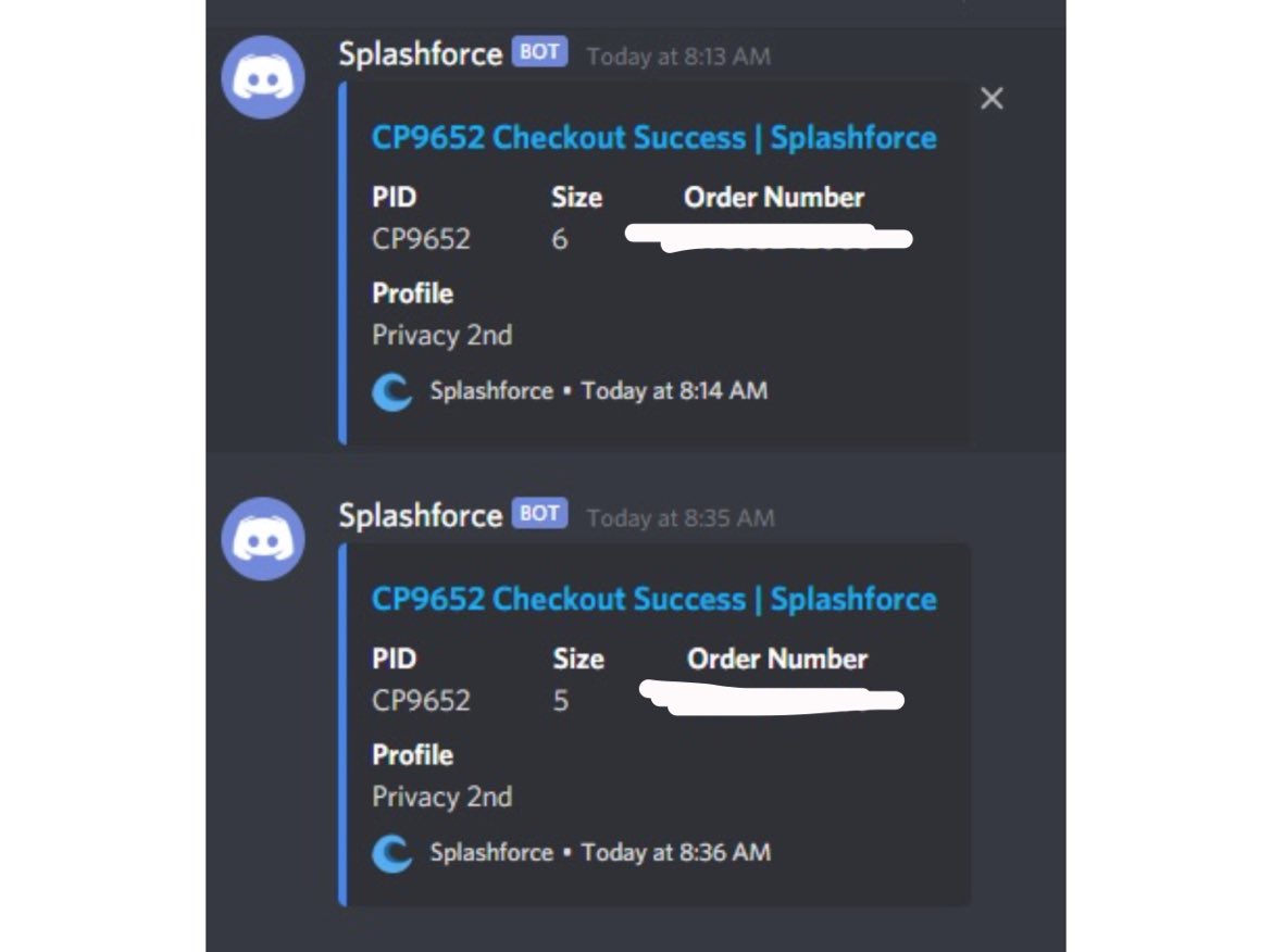 Abun1252's tweet photo. @Splashforcebot x @UnknownProxies ... was hoping for more but I’ll take it. #SplashforceTookStock 🌊 https://t.co/xJG8HZLoyc