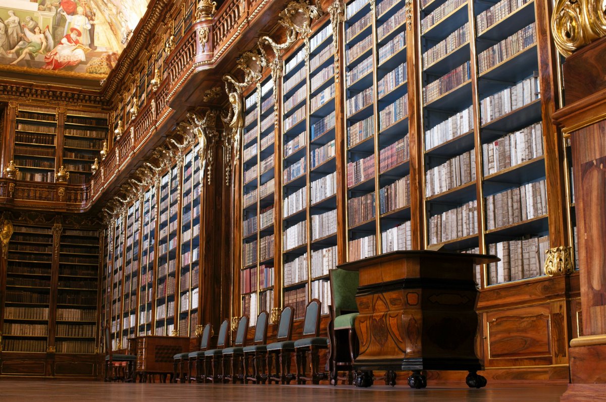 wecityguidecom's tweet photo. Strahov Monastery and Strahov Library is 2nd oldest monastery in Prague where was founded in 1143 by Jindrich Zdik, Bishop John of Prague and Vladislaus II, Duke of Bohemia.  #Prague #StrahovLibrary #StrahovMonastery https://t.co/gQAQ0PqhmD https://t.co/GqUgdp0yfp