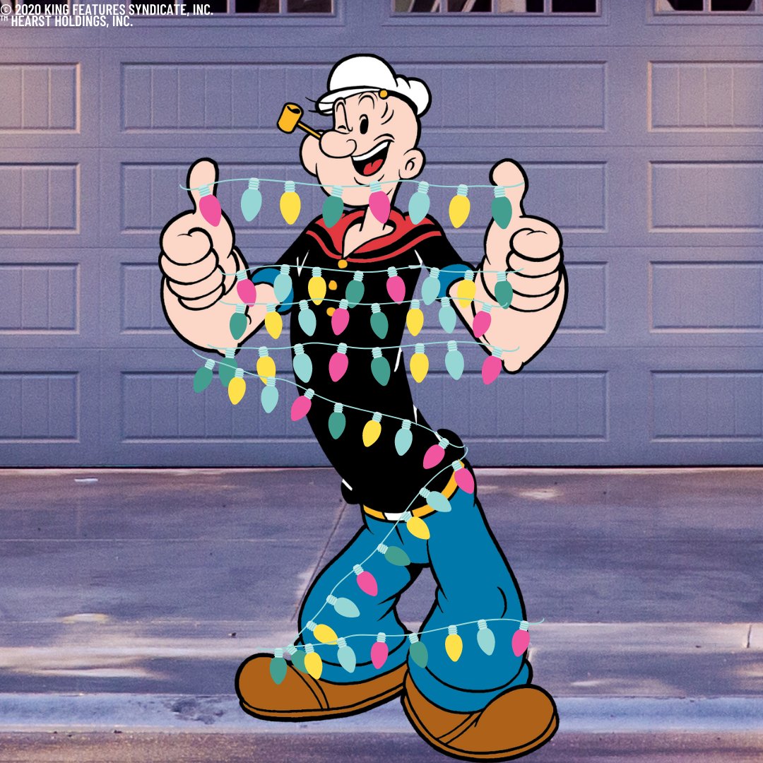 Popeye Official Ya Knowsk It S Da Holidays When Popeye Holidayprep Lights Holidaydecorations T Co Kxru7gff72 Twitter