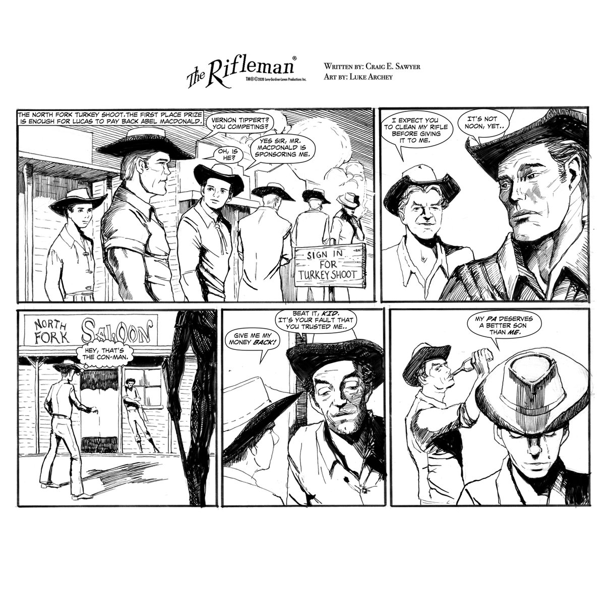 TheRiflemanTV's tweet photo. Check out this new episode of "The Rifleman Adventures" and tag a friend below to share this comic! Come back next Saturday to find out what happens next! #SaturdayComics #TheRifleman https://t.co/hYAaSgzfFI
