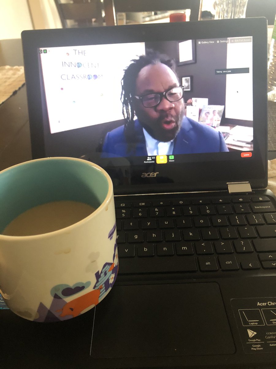 Mr_Pope_3's tweet photo. Spending Saturday morning with Alexs Pate and over 200 participants in an Innocent Classroom session and his book  The Innocent Classroom Dismantling Racial Bias To Support Students of Color #Movement4Innocence #InnocentClassroom #CPSS #One91 https://t.co/GKiU58uAoy