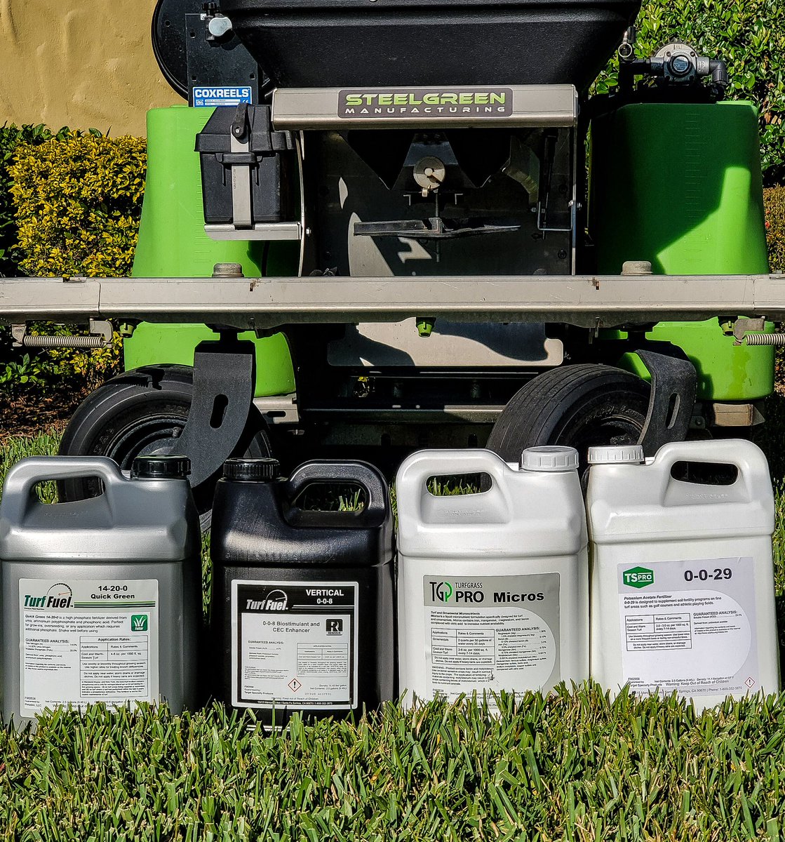 hortmonster's tweet photo. First day of trials with the new @TurfFuel Vertical!!!! Super stoked to see how this mix makes the turf respond. @SteveLoveday1 @TargetSpecProd https://t.co/8eTBSgpr5J