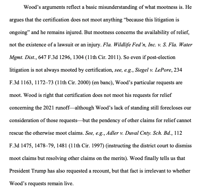 "Wood’s arguments reflect a basic misunderstanding of what mootness is. He argues that the certification does not moot anything “because this litigation is ongoing” and he remains injured. But mootness concerns the availability of relief, not the existence of a lawsuit..."