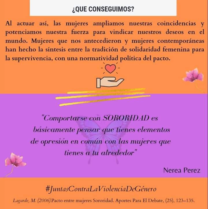 #DíasDeActivismo ✊✊ #TiempoDeMariposas 🦋🦋
En el camino para erradicar la violencia, los abrazos sororos son fuerza!🤗🌱

Nos reconocemos desde una lucha común, para sostenernos y transformar
#JuntasContraLaViolenciaDeGénero, desde la #Sororidad 

Equipo JCVG