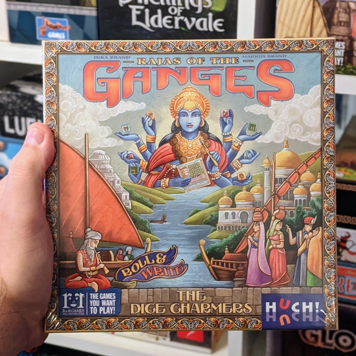 Now I'm not a big roll and write fan in general, but when it's Rajas of the Ganges I had to give it a try 😁