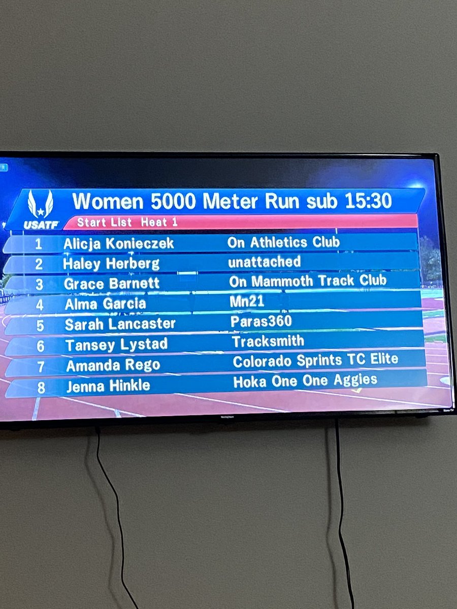 Huge day for paras360 athletics yesterday as <a href="/SarL2006/">Sarah Lancaster</a> ran 15:34 for 5k at the <a href="/sound_running/">SoundRunning</a> track meet. This is an official club record! <a href="/BryanDeibel/">Bryan Deibel</a> and I won’t take *full* credit for this but we have spent tons of time getting dropped by Sarah the last 6 months. #teamwork