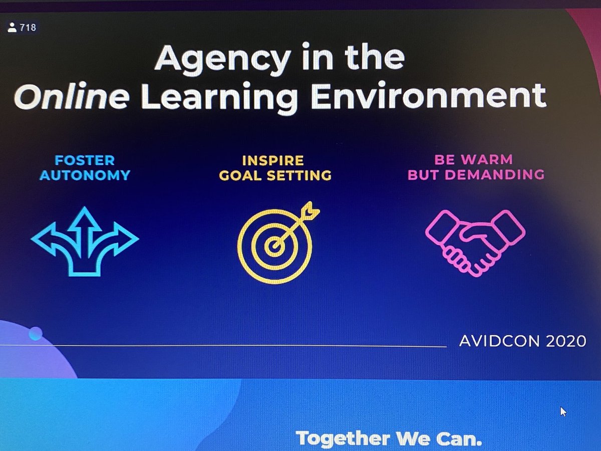 Student Agency is a feedback loop of ACTION &amp; REFLECTION #AVIDCON2020