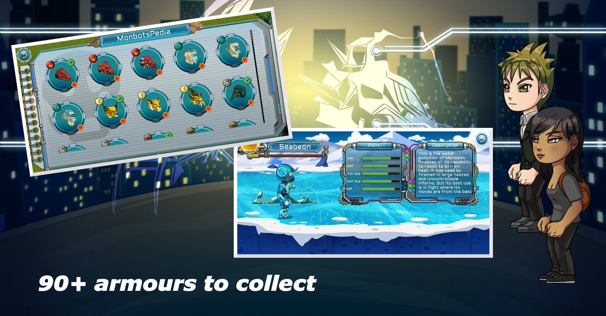 MonbotsRPG's tweet image. Folks,
The game is finally live in Production on Google Play and App Store. Thanks all of you for the support !

●Android: play.google.com/store/apps/det… 
●iOS: apps.apple.com/us/app/monbots…

Flood the stores with 5⭐ reviews. Thanks!

#gamedev #indiegame #indiedev #rpg #screenshotsaturday