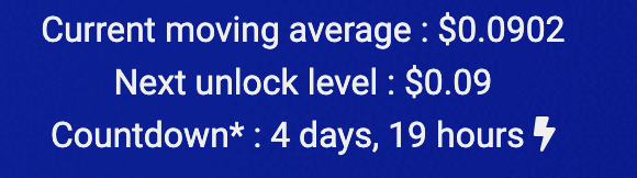 ⚡️UNLOCK ALERT IS LIVE⚡️

Dear RadBulls

Another day, another nice surprise:

Click on the little ⚡️ symbol next to the countdown to get an Email Alert the moment the next batch of eXRD tokens is unlocked!

radixcommunity.com/live-stats

Your Radix Team