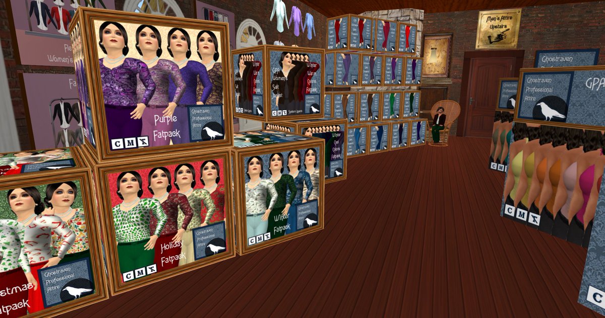 booklady9's tweet photo. Come visit the Ghostraven Professional Attire  shop https://t.co/rfjKf5RoDw at the OpenSimulator Community Conference https://t.co/oPjCVckHNG - everything's FREE, including new gentlemen's attire! #OSCC20 https://t.co/t5j7z1yseQ