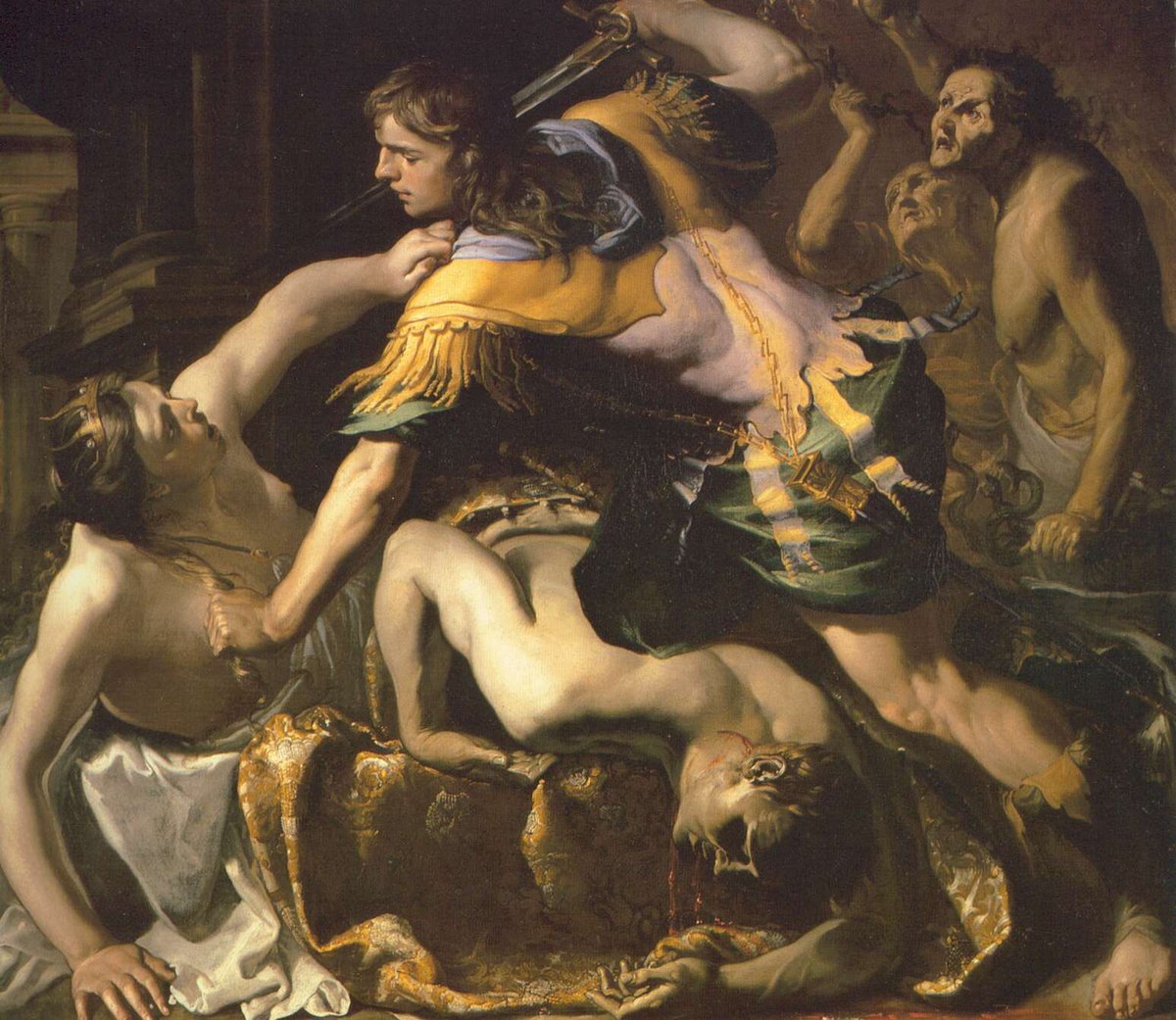 If Aegisthos does succeed, he will end up tearing Mycenae apart and both he and Clytemnestra will be killed by Orestes son of Agamemnon. Aegisthos did not listen to Hermes about any of this, and things went exactly like the god warned him when he did it anyway