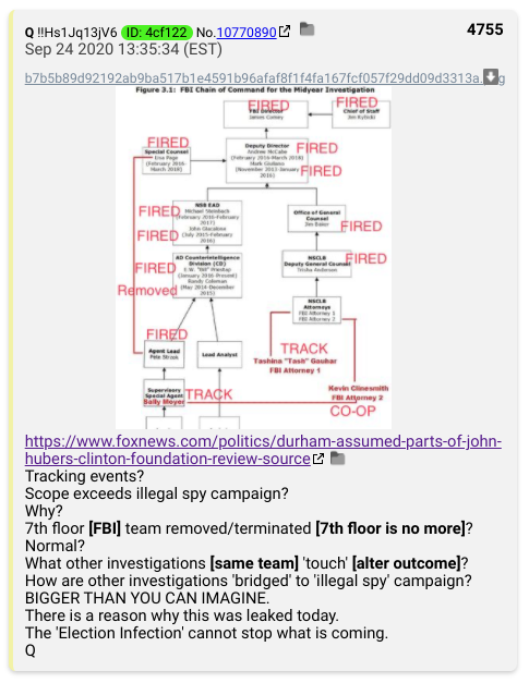 6] 17 already told us in September that Durham's investigation scope exceeds illegal spy campaign.  BIGGER THAN YOU CAN IMAGINE.