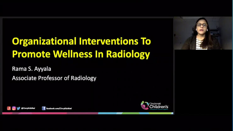 Dr  @rayyalamd is unquestionably a star. Her  #RSNA20 talk describing organizational interventions to promote  #wellness was a how-to guide to help address  #burnout in radiology  https://rsna2020.rsna.org/live-stream/15352084/Moving-Past-Burnout-Strategies-Beyond-Individual-Interventions-to-Mitigate-Work-related-Stress-and-Promote-Physician-Wellness-in-Radiology-Sponsored-by-the-RSNA-Professionalism-Committee