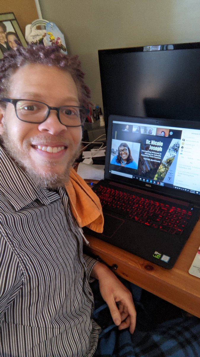 DC_Palbino's tweet photo. First breakdown season with @profnicolej. Interrogating Whiteness as Ideology for Culturally Responsive STEM teaching. #RRJConference2020 https://t.co/76Mq0nEsBg
