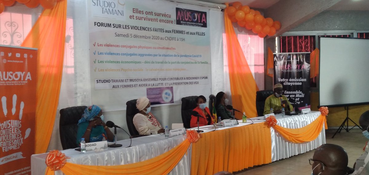LepafMali's tweet photo. Forum sur les violences faites aux femmes et aux filles au #CNDFE organisé par #StudioTamani, #CECI et #Musoya. #16Daysactivisme. #StudioTamani https://t.co/gLTgiRXgYJ