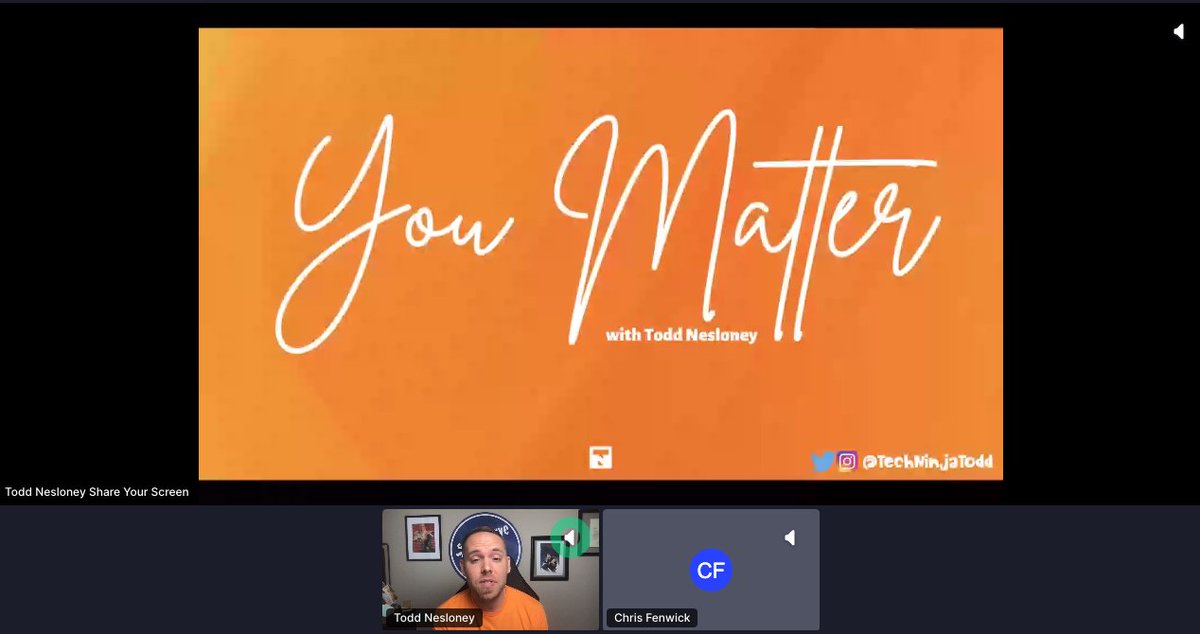 RedcayResources's tweet photo. I love listening to @TechNinjaTodd. He is reminding us that it is important to disconnect, and we need to find ways to take care of ourselves. We have to take care of ourselves before we can take care of our students. #virtuallyvipkid #VIPKidJourney20 https://t.co/lJ0UGdc54G