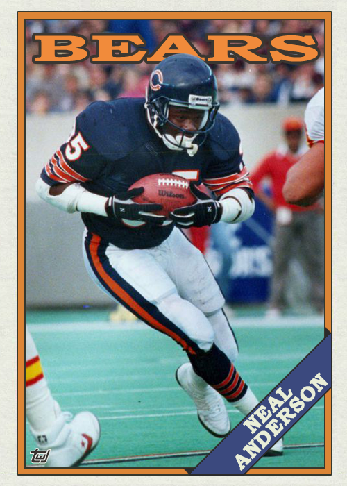 So if you ever wondered why Herschel Walker is now a slow white guy on your Nintendo Switch or why Walter Payton is still very fast but wears #35, its because that's Moose Johnston & Neal Anderson. Payton & Anderson have the same ability ratings BTW.