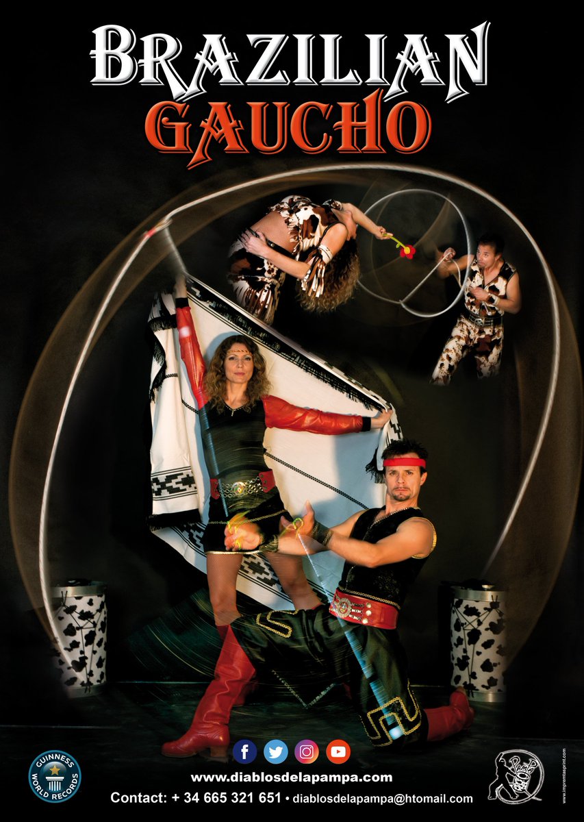 MiltonManica's tweet photo. Abierta la contratación para 2021 #spectacle #gauchoshow #specialtyact #duo #boleadoras #lasso #whips #cowboy https://t.co/QS47KzV6yR