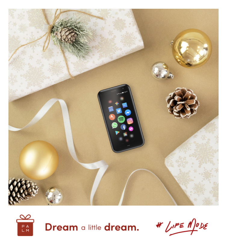 palm's tweet photo. "A smaller phone speaks to a life that exists outside your phone, and it's the kind of life we need."-- @SaschaSegan
#LifeMode #PalmPhone #LiveLifeEasy-- Shop our holiday sale now and save. Give the gift that keeps on giving. https://t.co/fg0aPA0kTz https://t.co/dRKYJlrUJQ