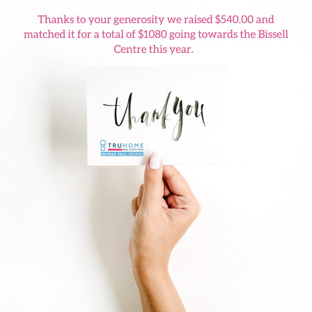At the corner of heart and smart is one of our core values. Part of this is giving back to our communities. We want to be part of the success like the @bissellcentre Thanks to your generous donations and our matched contributions we were able to raise $1080! #yeg #GivingBack