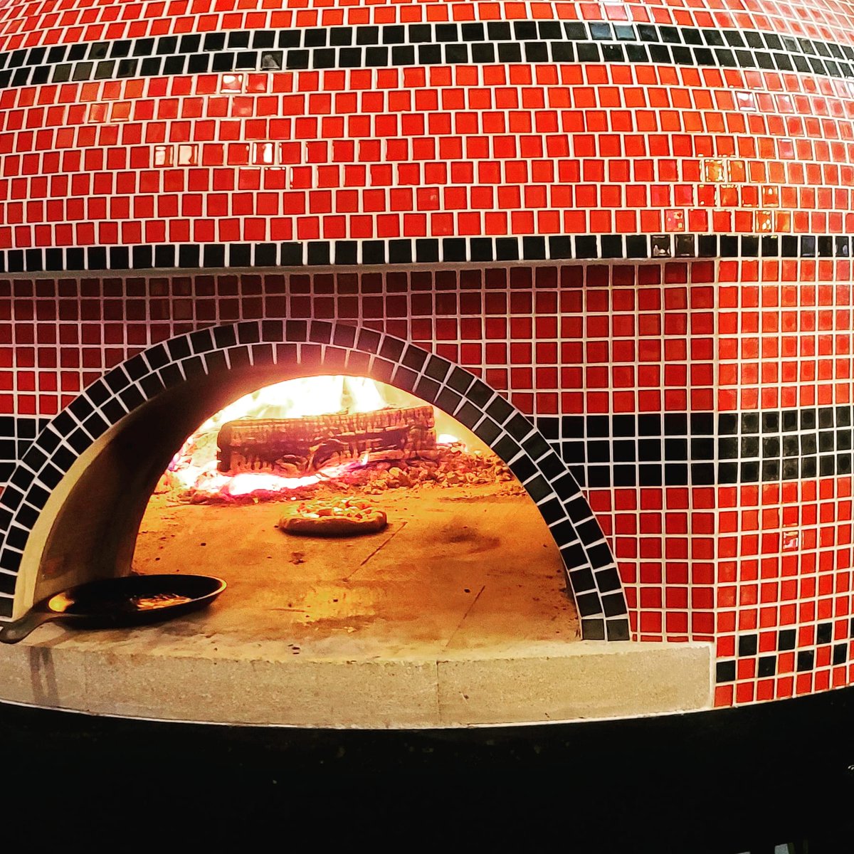 The Pizza is hot, The Beer is cold and the Weather is right inbetween! Come see us today!