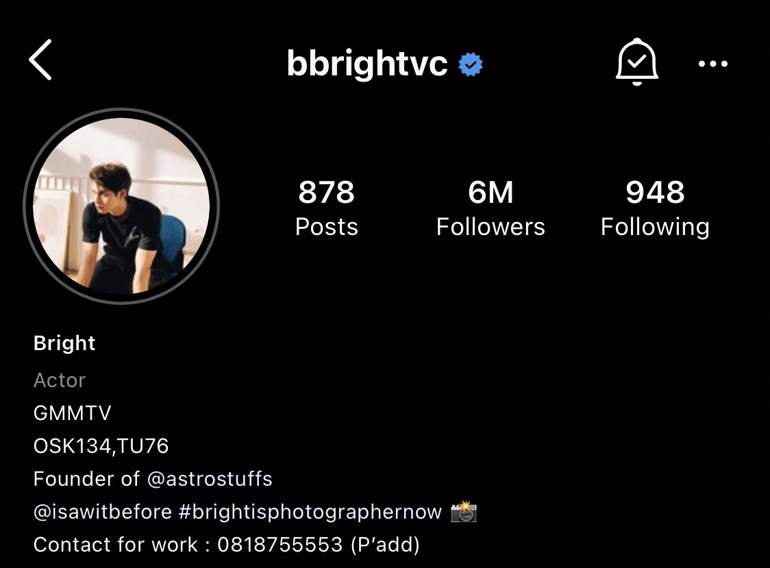 D Bright Vachirawit Instagram Achievements Mar 14 1m Followers April 02 2m Followers April 21 3m Followers May 26 4m Followers Aug 08 5m Followers Dec 06 6m Followers 6mbrightswish T Co Thy43vbsuz Twitter