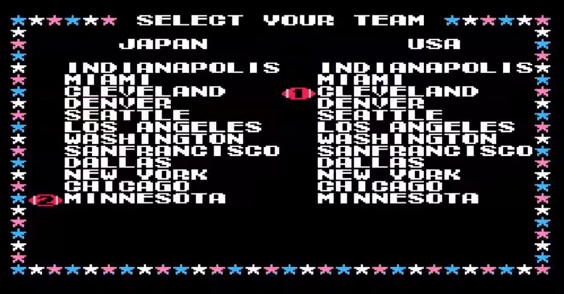 Many years later we managed to get both versions together on the same ROM. It was epic! It was the holy grail of our playing experience. So many more match-up possibilities now with 24 teams. Most fun we had in years playing this.