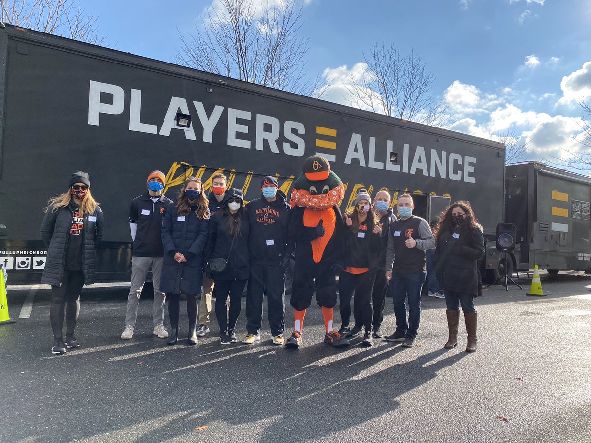 Pulled up in Baltimore this morning. Thanks to our friends at the <a href="/Orioles/">Baltimore Orioles</a> for the support 🚛 #PlayersPullUp
